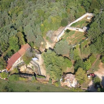 vue aérienne du Regourdou