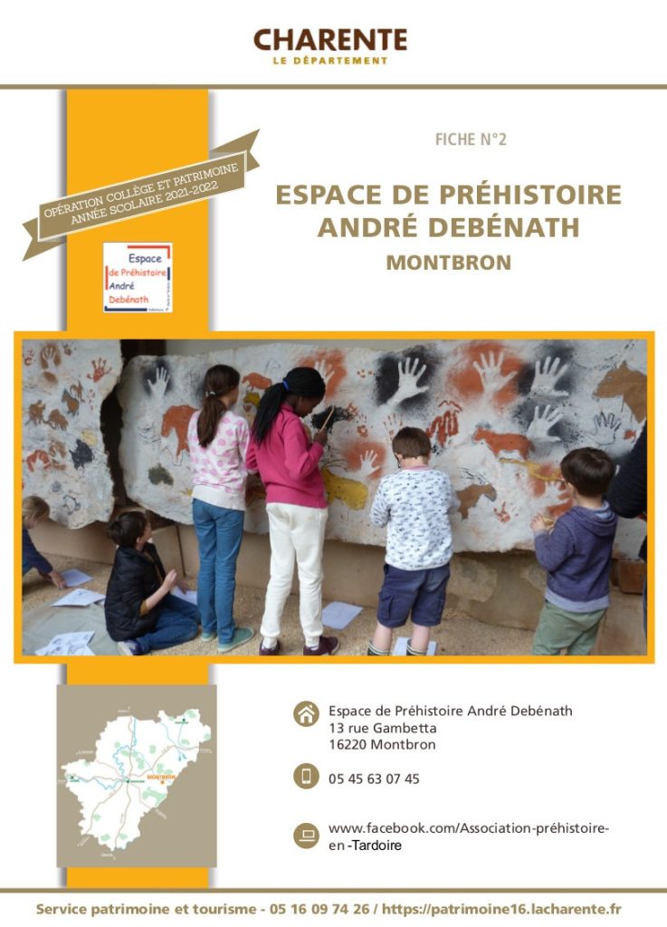 Affiche - Espace de la Préhistoire en Tardoire